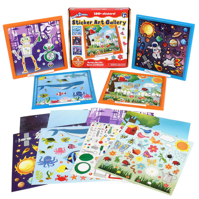 LEARNING ADVANTAGE READY 2 LEARN™ Sticker Art Gallery Kit