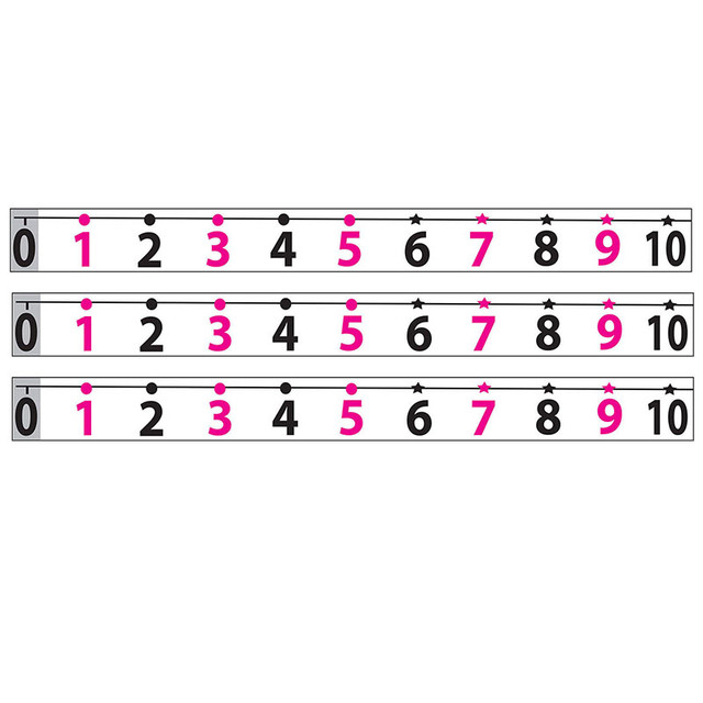 ASHLEY PRODUCTIONS Ashley Productions® Magnetic Number Line -20 to 120, Pack of 3