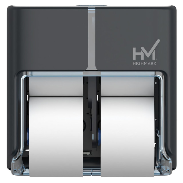 OFFICE DEPOT C314 Highmark High-Capacity Bathroom Tissue Dispenser, 4 Rolls, 12inH x 12-5/8inW x 6-5/8inD, Dark Gray OFFICE DEPOT C314 Highmark High-Capacity Bathroom Tissue Dispenser, 4 Rolls, 12inH x 12-5/8inW x 6-5/8inD, Dark Gray