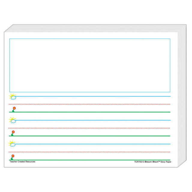 TEACHER CREATED RESOURCES Teacher Created Resources® Smart Start K-1 Story Paper: 360 Sheets TEACHER CREATED RESOURCES Teacher Created Resources® Smart Start K-1 Story Paper: 360 Sheets