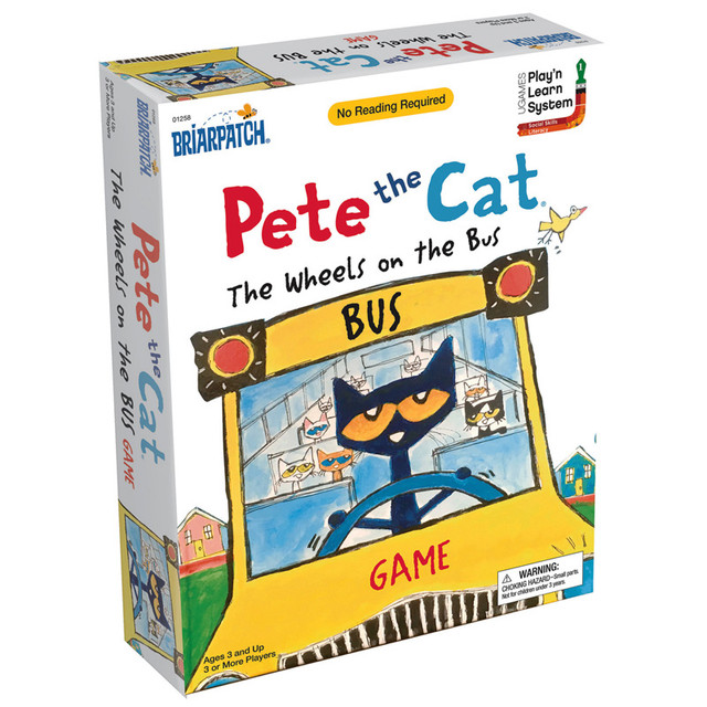 UNIVERSITY GAMES Briarpatch® Pete the Cat® Wheels on the Bus Game