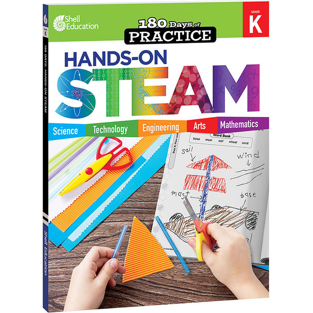 SHELL EDUCATION Shell Education 180 Days: Hands-On STEAM, Grade K