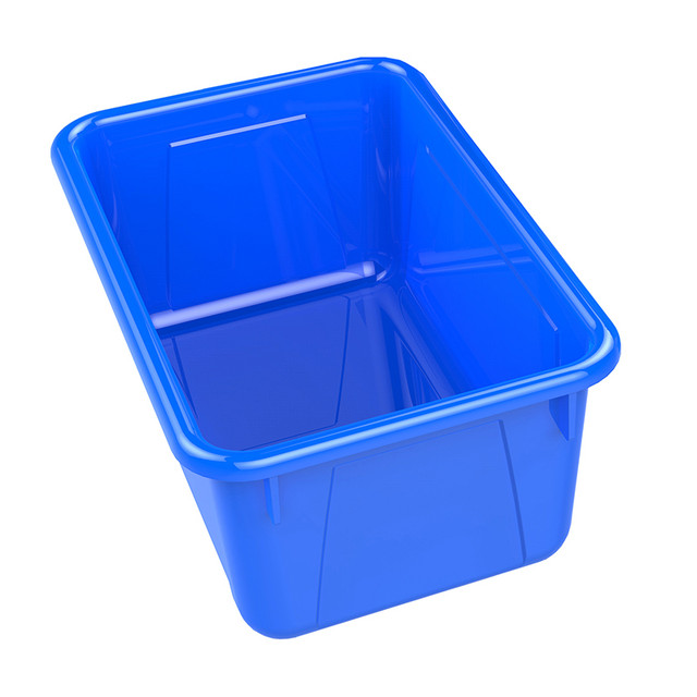 STOREX INDUSTRIES Storex Small Cubby Bin, Blue