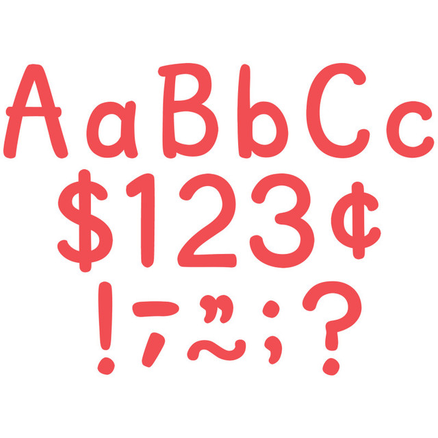 TEACHER CREATED RESOURCES Teacher Created Resources® Melon Red 4" Modern Classic Letters Combo Pack, Pack of 257 TEACHER CREATED RESOURCES Teacher Created Resources® Melon Red 4" Modern Classic Letters Combo Pack, Pack of 257