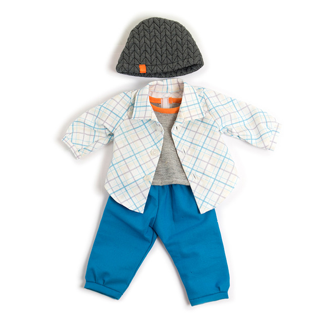 MINILAND EDUCATIONAL CORPORATION Miniland Doll Clothes, Fits 15" Dolls, Mild Weather Outfit