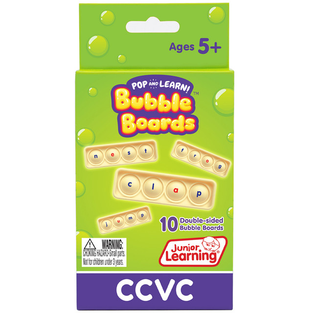 JUNIOR LEARNING Junior Learning® CVCC Bubble Boards, Set of 10