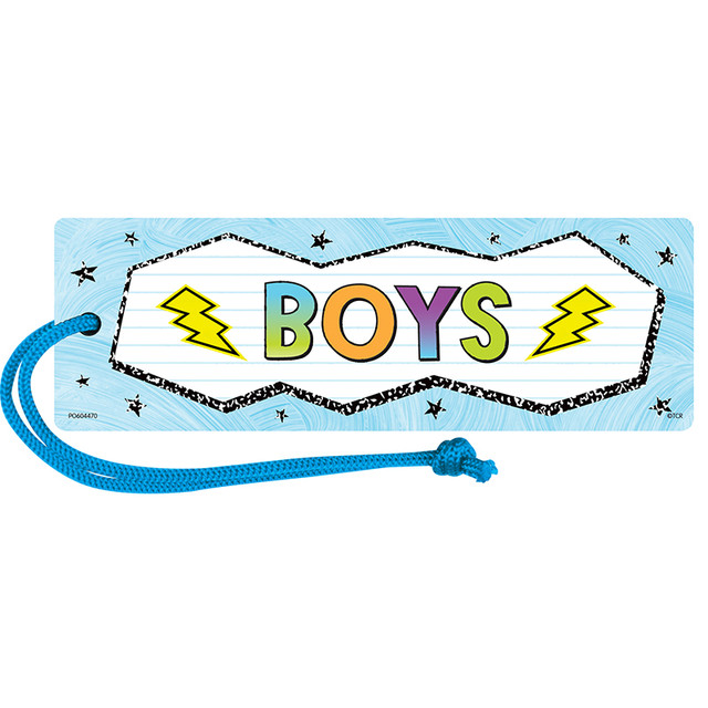 TEACHER CREATED RESOURCES Teacher Created Resources® Brights 4Ever Magnetic Boys Pass