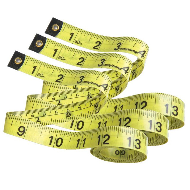 LEARNING ADVANTAGE Learning Advantage® Tape Measures, 10 Per Pack, 3 Packs