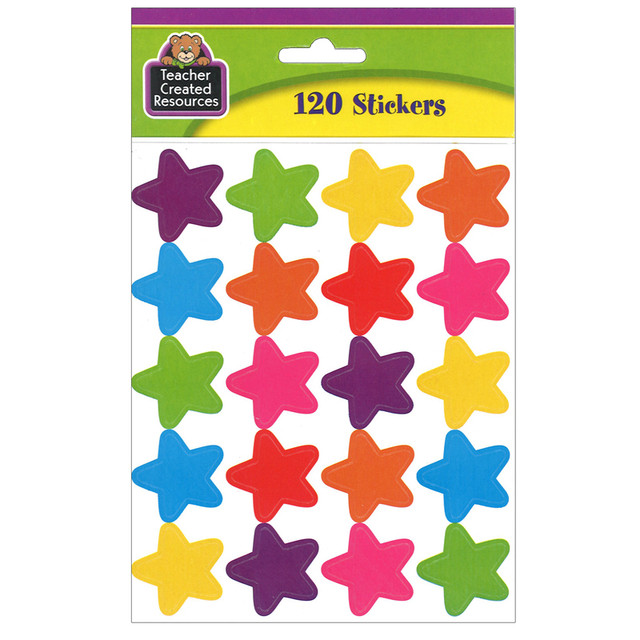 TEACHER CREATED RESOURCES Teacher Created Resources® Bright Stars Stickers, Pack of 120