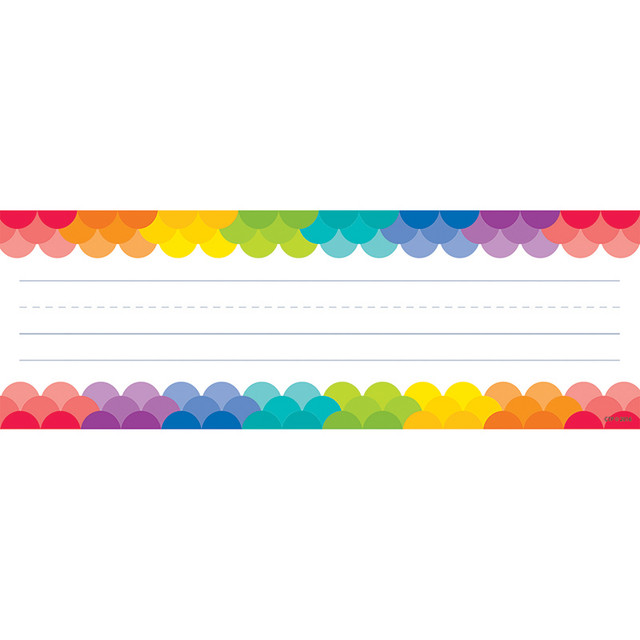 CREATIVE TEACHING PRESS Creative Teaching Press® Rainbow Scallops Name Plates, 36 Per Pack