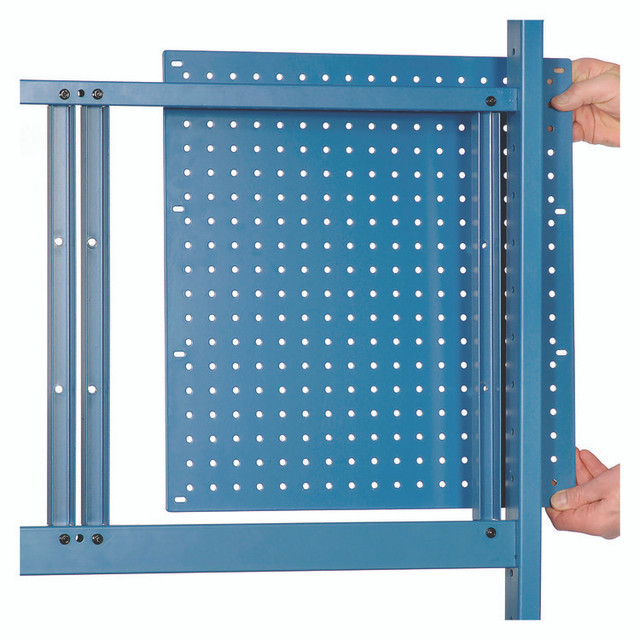 GLOBAL INDUSTRIAL 249291ABL Panel Mounting Rail, For Use with Global Industrial 48" Wide Workbenches, 150 lb Weight Capacity