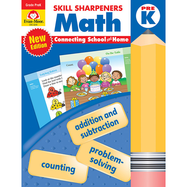 EVAN-MOOR Evan-Moor Educational Publishers Skill Sharpeners: Math, Grade PreK