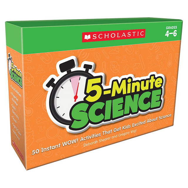 SCHOLASTIC TEACHING RESOURCES Scholastic Teaching Solutions 5-Minute Science: Grades 4-6