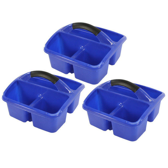 ROMANOFF PRODUCTS Romanoff Deluxe Small Utility Caddy, Blue, Pack of 3
