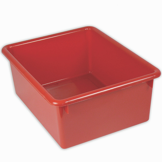 ROMANOFF PRODUCTS Romanoff Stowaway® 5" Letter Box no Lid, Red