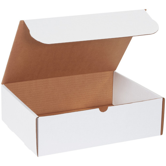B O X MANAGEMENT, INC. M13104 Partners Brand White Literature Mailers, 13in x 10inx 4in, Pack Of 50 B O X MANAGEMENT, INC. M13104 Partners Brand White Literature Mailers, 13in x 10inx 4in, Pack Of 50