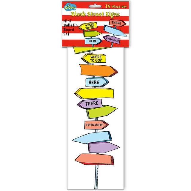 EUREKA Eureka® Dr. Seuss™ Blank Directional Signs Mini Bulletin Board Set