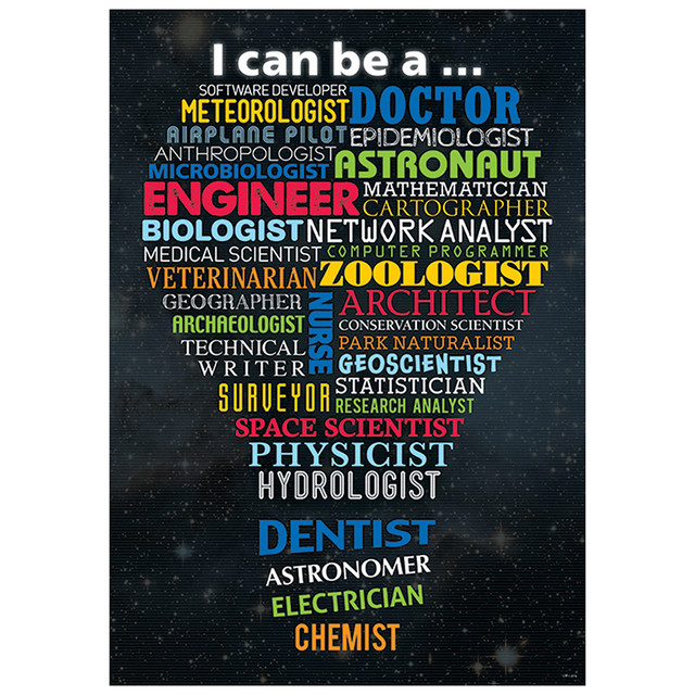 CREATIVE TEACHING PRESS Creative Teaching Press® STEM Careers Inspire U Poster, Grade 3+