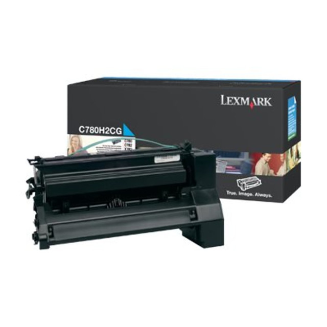 LEXMARK INTERNATIONAL, INC. Lexmark C780H2CG  C780H2CG Cyan High Yield Toner Cartridge