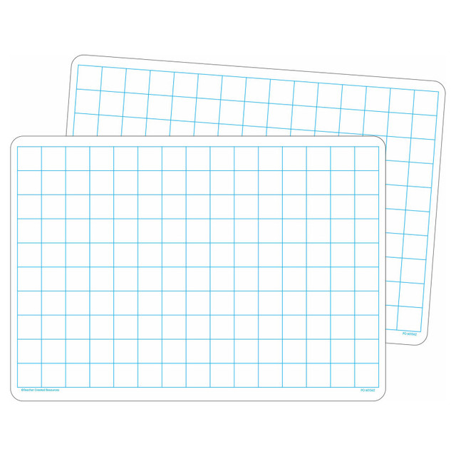 TEACHER CREATED RESOURCES Teacher Created Resources® Double-Sided Math Grid Dry Erase Boards, Pack of 10 TEACHER CREATED RESOURCES Teacher Created Resources® Double-Sided Math Grid Dry Erase Boards, Pack of 10