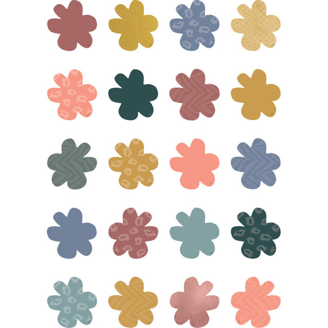 TEACHER CREATED RESOURCES Teacher Created Resources® Wonderfully Wild Flowers Mini Accents, Pack of 36