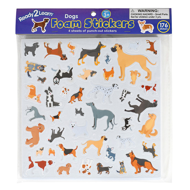 LEARNING ADVANTAGE READY 2 LEARN™ Foam Stickers - Dogs