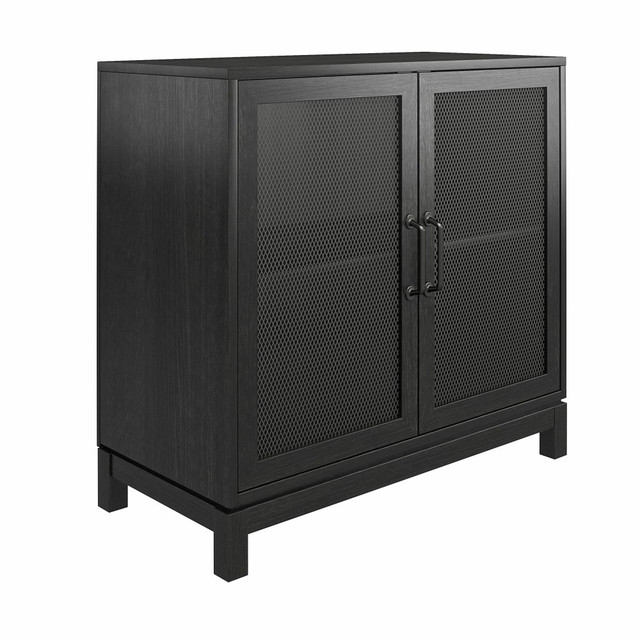 AMERIWOOD INDUSTRIES, INC. 8791911COM Ameriwood Home Mr. Kate Tess 34inW Accent Cabinet, Black Oak