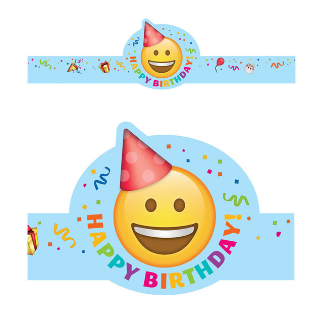 CREATIVE TEACHING PRESS Creative Teaching Press® Emotion Icon Fun Happy Birthday Crown, 30 Per Pack