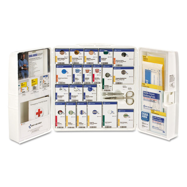 FIRST AID ONLY, INC. 90580021 SmartCompliance General Business First Aid Station, 50 People, 202 Pieces, Plastic Case