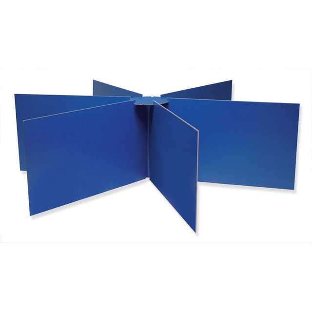 DIXON TICONDEROGA CO Pacon® Privacy Boards, Blue, Round Table Compatible, 48" Diameter x 14" High, 1 Board