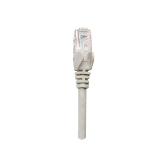 INTRACOM USA, INC. 318976 Intellinet Network Patch Cable, Cat5e, 2m, Grey, CCA, U/UTP, PVC, RJ45, Gold Plated Contacts, Snagless, Booted, Lifetime Warranty, Polybag - Patch cable - RJ-45 (M) to RJ-45 (M) - 6.6 ft - UTP - CAT 5e - molded, snagless - g INTRACOM USA, INC. 318976 Intellinet Network Patch Cable, Cat5e, 2m, Grey, CCA, U/UTP, PVC, RJ45, Gold Plated Contacts, Snagless, Booted, Lifetime Warranty, Polybag - Patch cable - RJ-45 (M) to RJ-45 (M) - 6.6 ft - UTP - CAT 5e - molded, snagless - g
