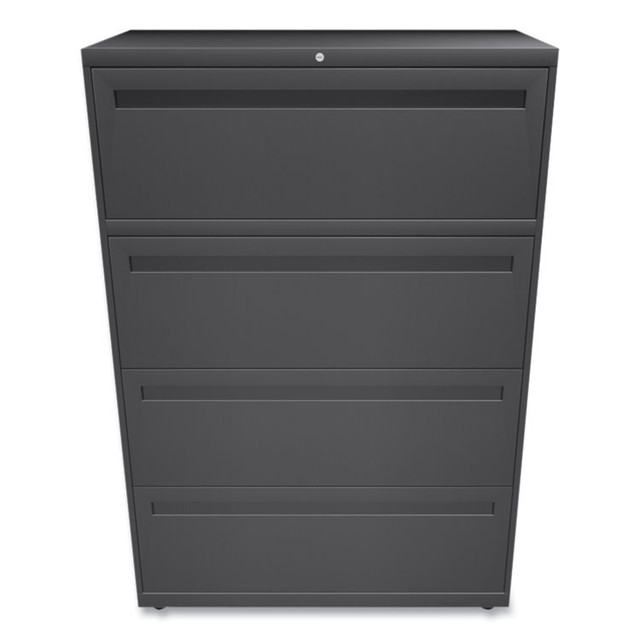 HON COMPANY 784LS Brigade 700 Series Lateral File, 4 Legal/Letter-Size File Drawers, Charcoal, 36" x 18" x 52.5"