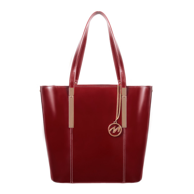 MCKLEIN COMPANY, LLC 97546 McKleinUSA Cristina Tote, 14inH x 13 1/2inW x 6inD, Red MCKLEIN COMPANY, LLC 97546 McKleinUSA Cristina Tote, 14inH x 13 1/2inW x 6inD, Red