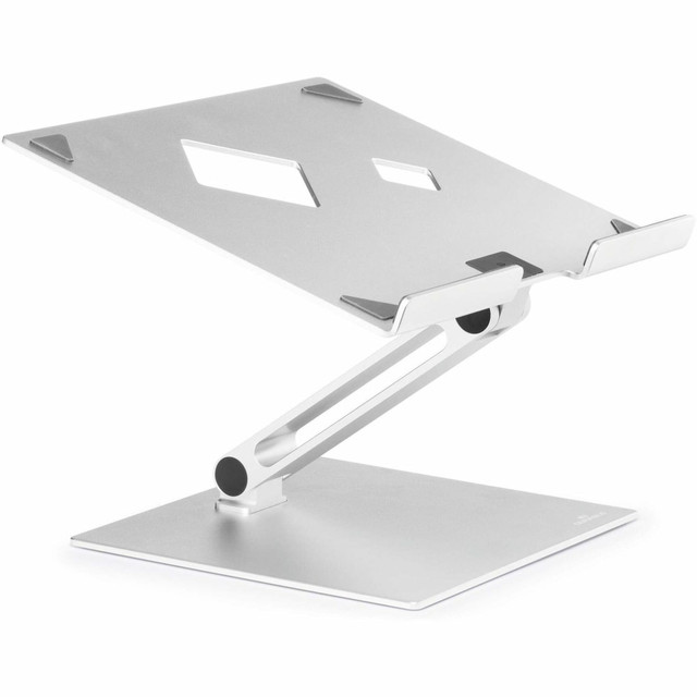 DURABLE OFFICE PRODUCTS CORP 505023 DURABLE RISE Laptop Stand - Up to 17in Screen Support - 12.60in Height x 9.06in Width x 11.02in Depth - Desktop, Tabletop - Aluminum - Silver