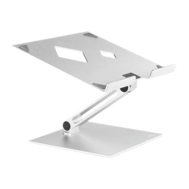 DURABLE OFFICE PRODUCTS CORP DURABLE 505023  RISE - Stand - foldable - for notebook / tablet - aluminum - silver - screen size: 10in-17in - desktop