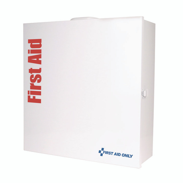 FIRST AID ONLY, INC. 91379 91379 Large Metal SmartCompliance Food Service Cabinet ANSI B with No Medications, 337 Pieces, Metal Case