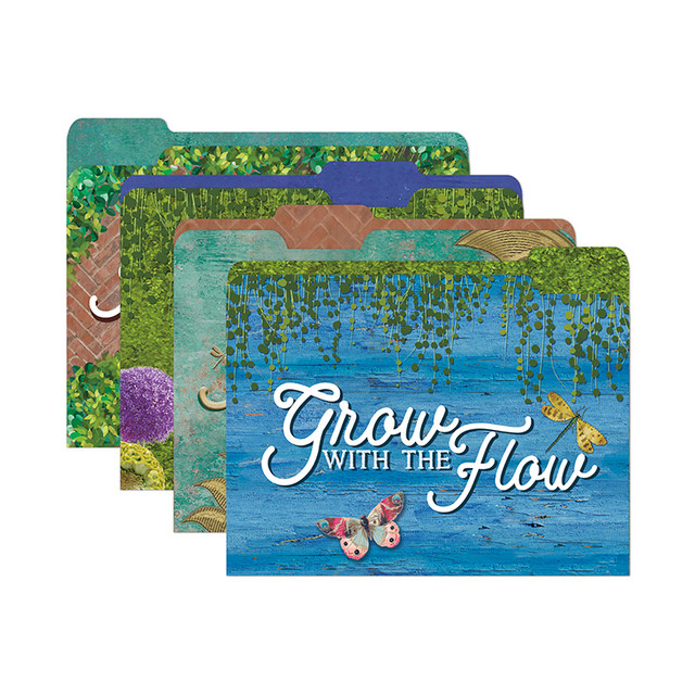 EUREKA Eureka® Curiosity Garden File Folders, 4 Per Pack, 6 Packs