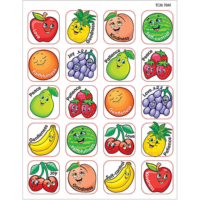 TEACHER CREATED RESOURCES Teacher Created Resources® Fruit of the Spirit Stickers, Pack of 120