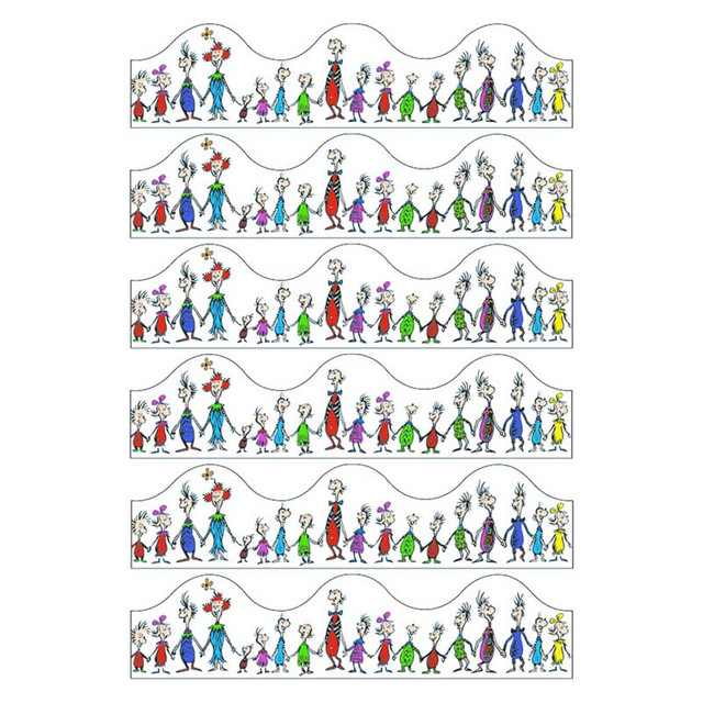 EUREKA Eureka® Dr. Seuss™ Whoville Whos Deco Trim®, 37 Feet Per Pack, 6 Packs