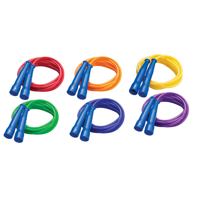 CHAMPION SPORTS Champion Sports Licorice Speed Jump Rope, 9' with Blue Handles, Pack of 6