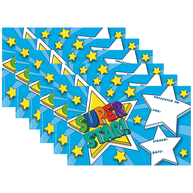 EUREKA Eureka® Super Star Recognition Award, 36 Per Pack, 6 Packs