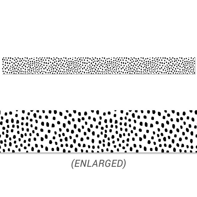 CREATIVE TEACHING PRESS Creative Teaching Press® Black Messy Dots EZ Border, 48 Feet