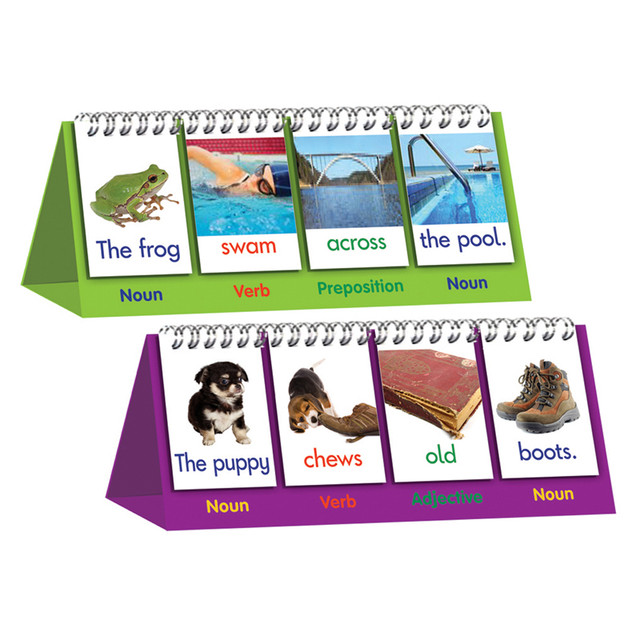 JUNIOR LEARNING Junior Learning® Sentence Flips, Double-Sided Sentence Building Flip Chart