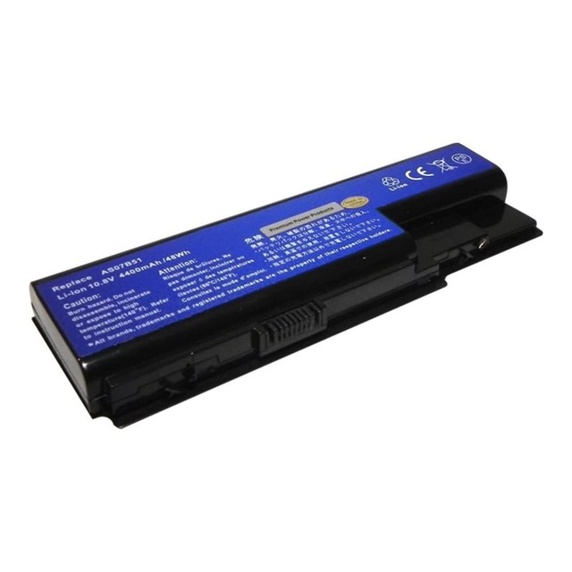 EREPLACEMENTS, LLC LC-BTP00008-ER Premium Power Products Compatible 6 cell (4400 mAh) battery for Acer Aspire 5520; 5530; 6920; 6930; 7730 - For Notebook - Battery Rechargeable - 4400 mAh - 48 Wh - 10.8 V DC