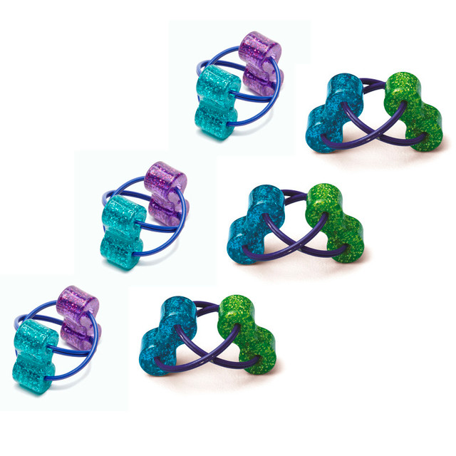 THE PENCIL GRIP The Pencil Grip™ Loopeez, Sensory Ring Fidget Toy, Pack of 6