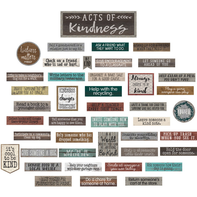 TEACHER CREATED RESOURCES Teacher Created Resources® Home Sweet Classroom Acts of Kindness Bulletin Board Set