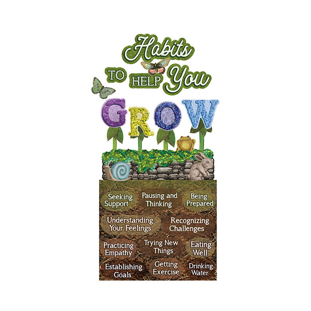 EUREKA Eureka® Curiosity Garden Habits to Help You Grow Mini Bulletin Board Set