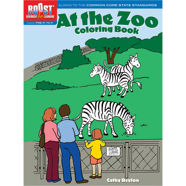 DOVER PUBLICATIONS BOOST™ At the Zoo Coloring Book
