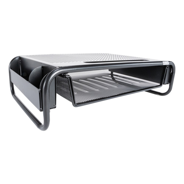ALLSOP INC. 32166 Allsop Organizer 5 Monitor Stand with Drawer, Pearl Black ALLSOP INC. 32166 Allsop Organizer 5 Monitor Stand with Drawer, Pearl Black