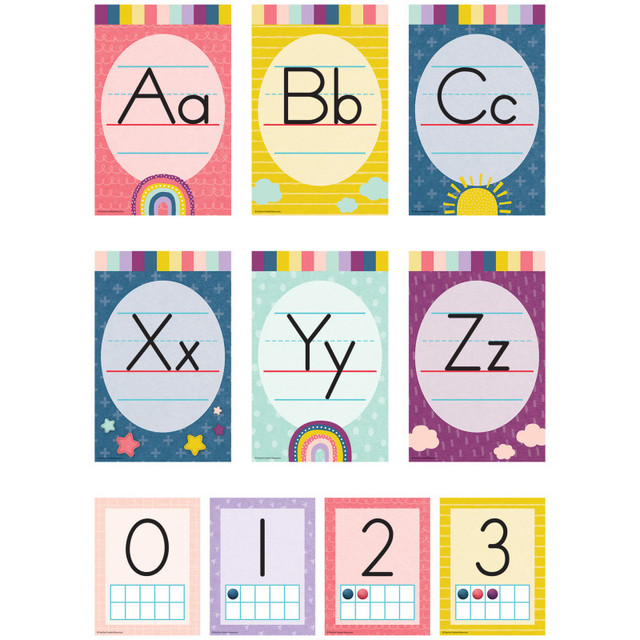TEACHER CREATED RESOURCES Teacher Created Resources® Oh Happy Day Alphabet Bulletin Board Set